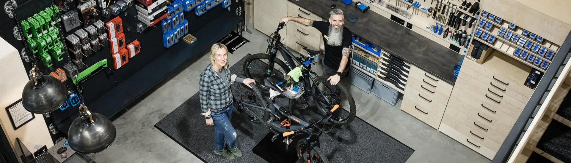 Marco Brandst&auml;tter Anita Brandst&auml;tter Werkstatt BikeGargePlus Erpfendorf