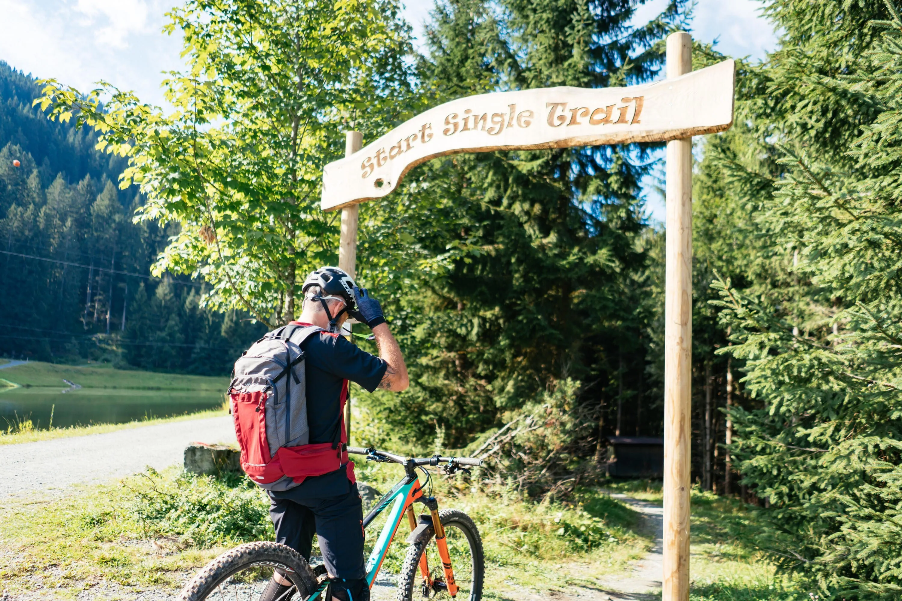 Harschbichl Trail St. Johann in Tirol MTB Verleih nahe St. Johann in Tirol